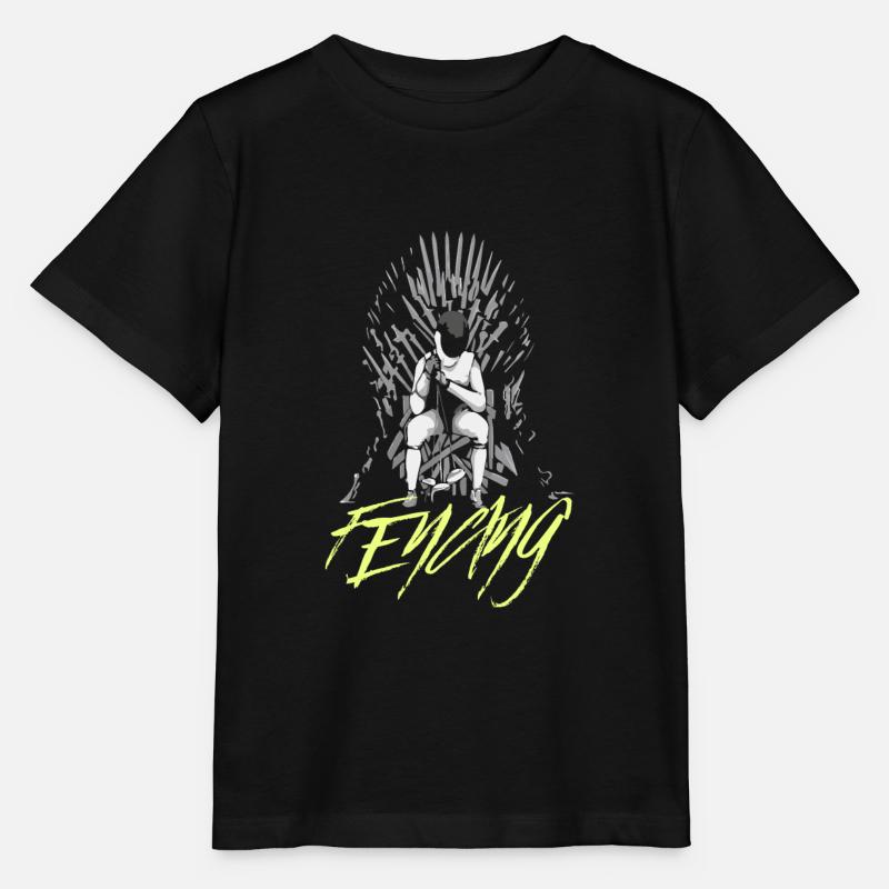 Fechten Fencing - Stanley/Stella Kinder T-Shirt MINI CREATOR  - Schwarz
