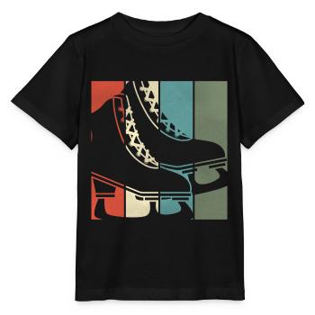 Skating figure skating - Stanley/Stella MINI CREATOR Kids’ T-Shirt - black - Front - Mikhail (115cm)