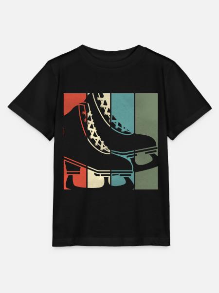 Eislauf Eiskunstlauf - Stanley/Stella Kinder T-Shirt MINI CREATOR  - Schwarz