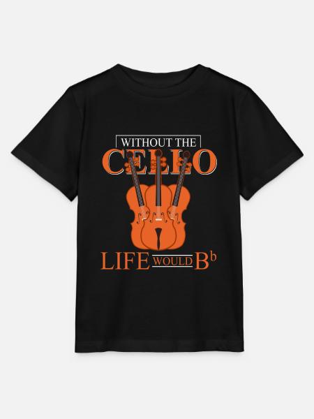 Cello - Stanley/Stella Kinder T-Shirt MINI CREATOR - Schwarz