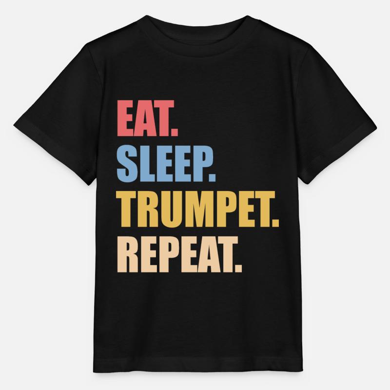 Trompete - Stanley/Stella Kinder T-Shirt MINI CREATOR  - Schwarz