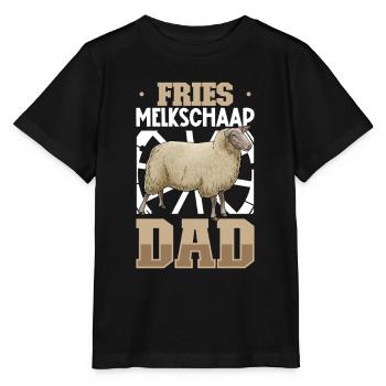 Brebis laitières de Frise orientale Papa - T-shirt bio MINI CREATOR Stanley/Stella Enfant - noir - Devant - Mikhail (115cm)