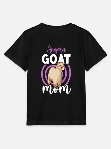 Mama einer Angoraziege - Stanley/Stella Kinder T-Shirt MINI CREATOR - Schwarz