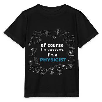 Physicien - Incroyable - T-shirt bio MINI CREATOR Stanley/Stella Enfant - noir - Devant - Mikhail (115cm)
