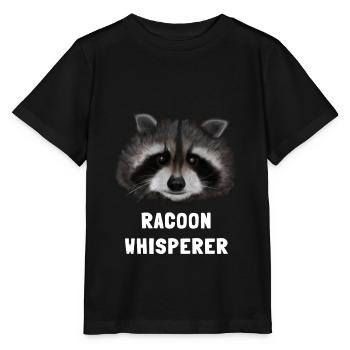 Raccoon Whisperer & Whisperer - T-shirt bio MINI CREATOR Stanley/Stella Enfant - noir - Devant - Mikhail (115cm)