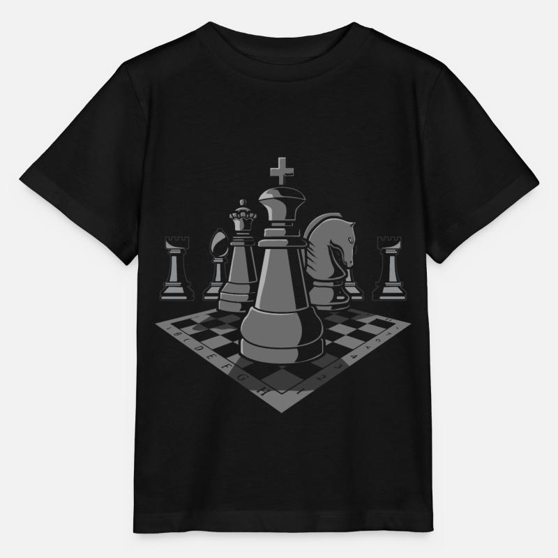 Schach Schachfigur - Stanley/Stella Kinder T-Shirt MINI CREATOR  - Schwarz