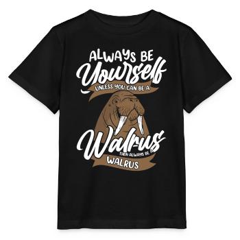 Morse Morse Animal Océan - T-shirt bio MINI CREATOR Stanley/Stella Enfant - noir - Devant - Mikhail (115cm)