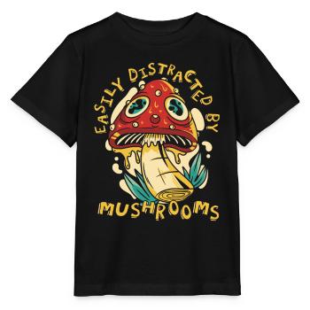 Champignons Champignons Champignon Champignon - T-shirt bio MINI CREATOR Stanley/Stella Enfant - noir - Devant - Mikhail (115cm)