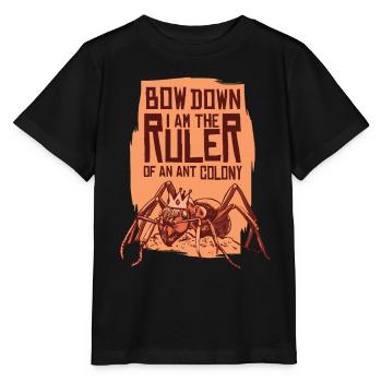 Fourmis insectes fourmis - T-shirt bio MINI CREATOR Stanley/Stella Enfant - noir - Devant - Mikhail (115cm)