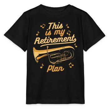 Tuba Tuba lecteur - T-shirt bio MINI CREATOR Stanley/Stella Enfant - noir - Devant - Mikhail (115cm)