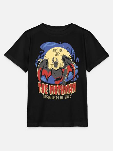 Mothman Monster Mottenmann - Stanley/Stella Kinder T-Shirt MINI CREATOR  - Schwarz