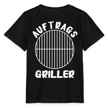 Grillen Grill BBQ Barbecue Grillschürze Griller - Stanley/Stella Kinder T-Shirt MINI CREATOR  - Schwarz - Vorne - Mikhail (115cm)