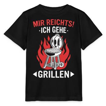Grillen Grill BBQ Barbecue Grillschürze Griller - Stanley/Stella Kinder T-Shirt MINI CREATOR  - Schwarz - Vorne - Mikhail (115cm)