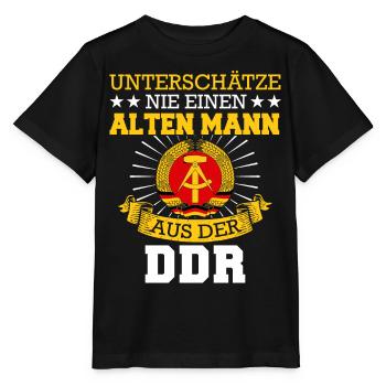 Ostdeutschland Osten Ossi DDR Heimat Ostblock - Stanley/Stella Kinder T-Shirt MINI CREATOR  - Schwarz - Vorne - Mikhail (115cm)