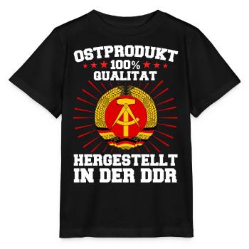 Ostdeutschland Osten Ossi DDR Heimat Ostblock - Stanley/Stella Kinder T-Shirt MINI CREATOR  - Schwarz - Vorne - Mikhail (115cm)