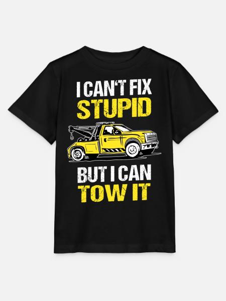 Abschleppwagen Truck Abschlepper - Stanley/Stella Kinder T-Shirt MINI CREATOR - Schwarz