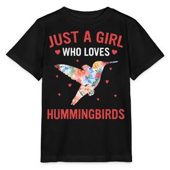 Colibri Colibri Colibri Oiseau Colibri Animal - T-shirt bio MINI CREATOR Stanley/Stella Enfant - noir - Devant - Mikhail (115cm)