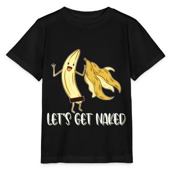 Banane - T-shirt bio MINI CREATOR Stanley/Stella Enfant - noir - Devant - Mikhail (115cm)