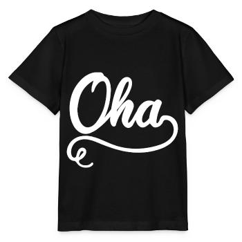 Oha Mundart Dialekt - Stanley/Stella Kinder T-Shirt MINI CREATOR  - Schwarz - Vorne - Mikhail (115cm)