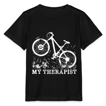 Dirt Jumping Bike - T-shirt bio MINI CREATOR Stanley/Stella Enfant - noir - Devant - Mikhail (115cm)