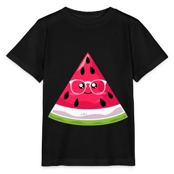 watermelon - Stanley/Stella MINI CREATOR Kids’ T-Shirt - black - Front - Mikhail (115cm)