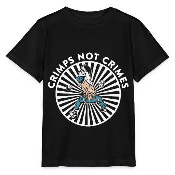 Klettern Bergsport Kletterer - Stanley/Stella Kinder T-Shirt MINI CREATOR  - Schwarz - Vorne - Mikhail (115cm)