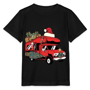 Caravan Motorhome Caravan Camper - Stanley/Stella MINI CREATOR Kids’ T-Shirt - black - Front - Mikhail (115cm)