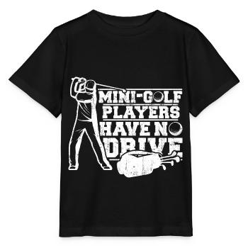 Golf Golfer Golfer Golfer Golf Course - Stanley/Stella MINI CREATOR Kids’ T-Shirt - black - Front - Mikhail (115cm)