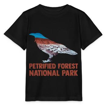 USA Amerika Nationalpark - Stanley/Stella Kinder T-Shirt MINI CREATOR  - Schwarz - Vorne - Mikhail (115cm)