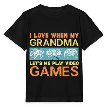 Gamer Gaming Jeux vidéo Jeux vidéo - T-shirt bio MINI CREATOR Stanley/Stella Enfant - noir - Devant - Mikhail (115cm)