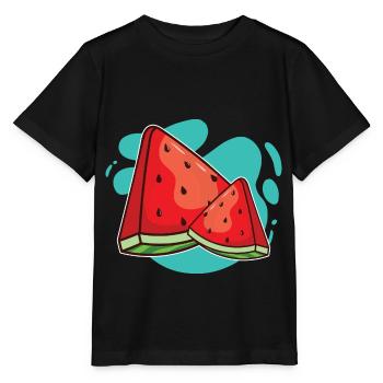 watermelon - Stanley/Stella MINI CREATOR Kids’ T-Shirt - black - Front - Mikhail (115cm)