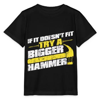 Menuisier menuisier menuisier - T-shirt bio MINI CREATOR Stanley/Stella Enfant - noir - Devant - Mikhail (115cm)