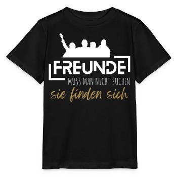 Beste Freunde FREUND Kumpel Kumpels - Stanley/Stella Kinder T-Shirt MINI CREATOR  - Schwarz - Vorne - Mikhail (115cm)