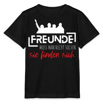 Beste Freunde FREUND Kumpel Kumpels - Stanley/Stella Kinder T-Shirt MINI CREATOR  - Schwarz - Vorne - Mikhail (115cm)