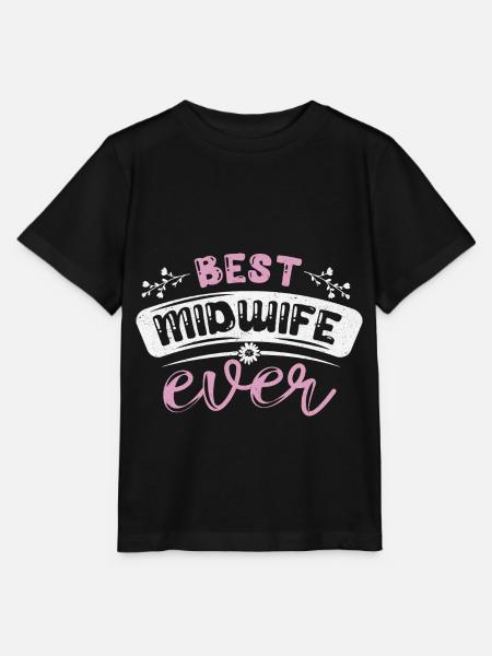 Hebamme Geburtshelfer - Stanley/Stella Kinder T-Shirt MINI CREATOR - Schwarz