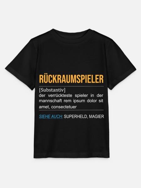 Handball - Stanley/Stella Kinder T-Shirt MINI CREATOR - Schwarz