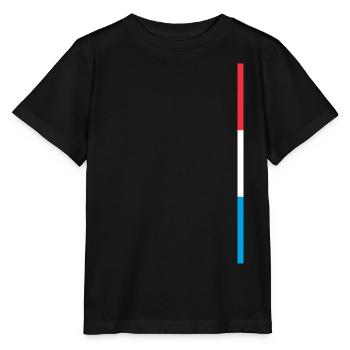 Luxembourg Stripes - Stanley/Stella MINI CREATOR Kids’ T-Shirt - black - Front - Mikhail (115cm)