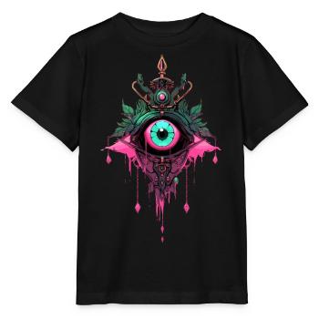 Attrape-rêves #2 - T-shirt bio MINI CREATOR Stanley/Stella Enfant - noir - Devant - Mikhail (115cm)