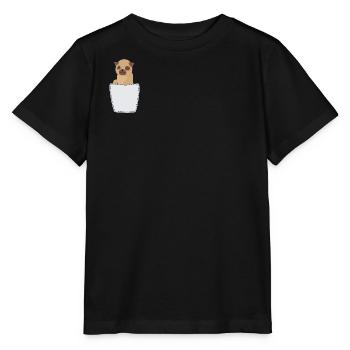 Chest pocket in breast pocket - Stanley/Stella MINI CREATOR Kids’ T-Shirt - black - Front - Mikhail (115cm)