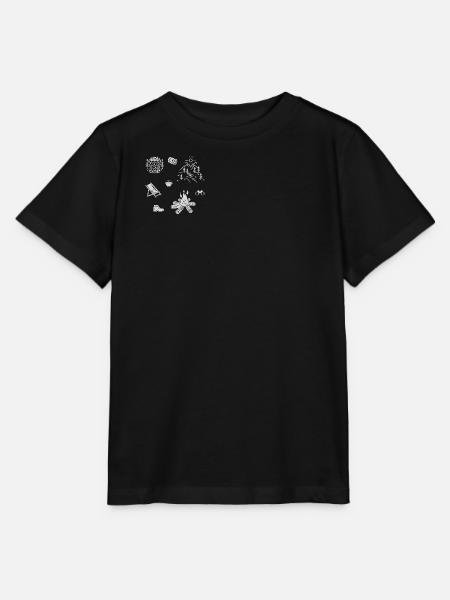 Campingleben im Wald - Stanley/Stella Kinder T-Shirt MINI CREATOR - Schwarz