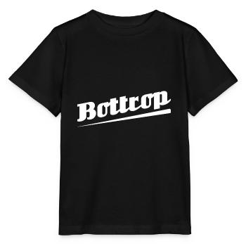 Bottrop - Textdesign mit Stadtnamen - Stanley/Stella Kinder T-Shirt MINI CREATOR  - Schwarz - Vorne - Mikhail (115cm)