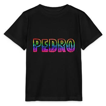 pedro rs regenbogen - Stanley/Stella Kinder T-Shirt MINI CREATOR  - Schwarz - Vorne - Mikhail (115cm)