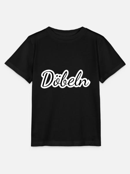 Döbeln - Textdesign mit Stadtnamen - Stanley/Stella Kinder T-Shirt MINI CREATOR  - Schwarz