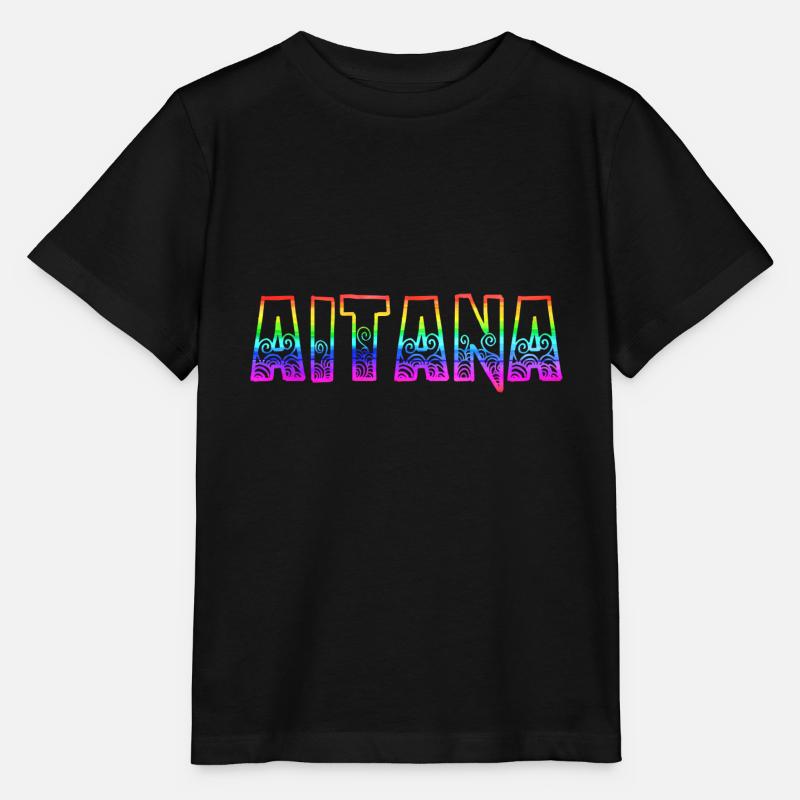aitana rs arc-en-ciel - T-shirt bio MINI CREATOR Stanley/Stella Enfant - noir