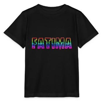 fatima rs regenbogen - Stanley/Stella Kinder T-Shirt MINI CREATOR  - Schwarz - Vorne - Mikhail (115cm)