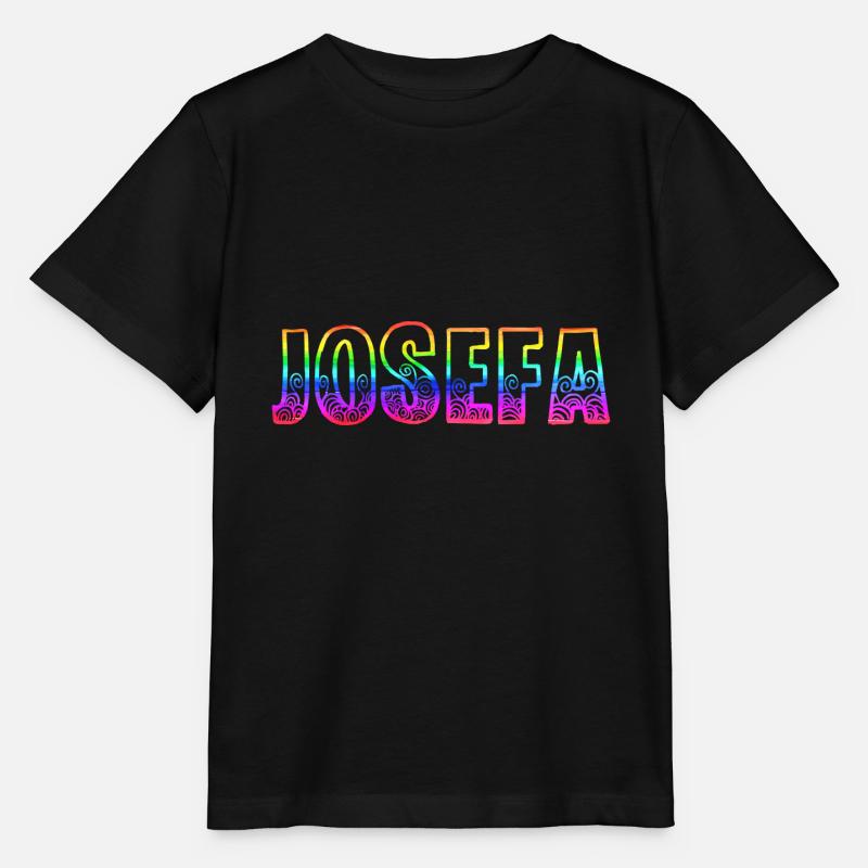 josefa rs regenbogen - Stanley/Stella Kinder T-Shirt MINI CREATOR  - Schwarz