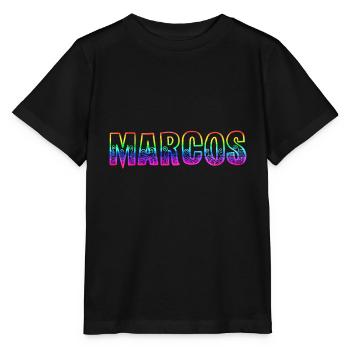 Marcos RS Rainbow - Stanley/Stella MINI CREATOR Kids’ T-Shirt - black - Front - Mikhail (115cm)