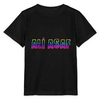 Ali Asaf RS Rainbow - Stanley/Stella MINI CREATOR Kids’ T-Shirt - black - Front - Mikhail (115cm)