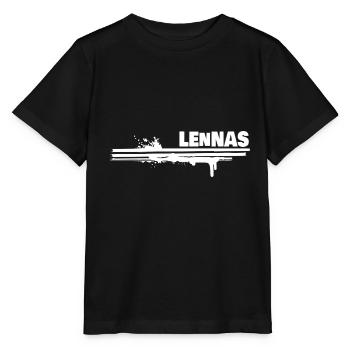Lennas als Farbklecks - Stanley/Stella Kinder T-Shirt MINI CREATOR  - Schwarz - Vorne - Mikhail (115cm)