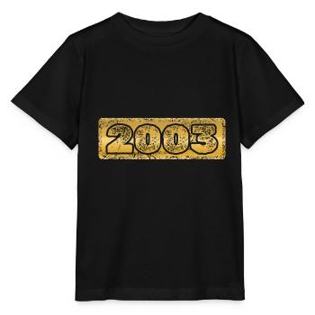 Year 2003 - Stanley/Stella MINI CREATOR Kids’ T-Shirt - black - Front - Mikhail (115cm)